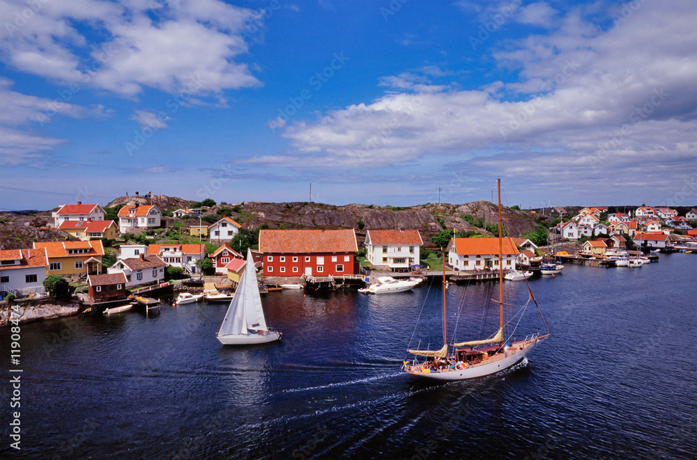 Fototapeta premium Old fishing village