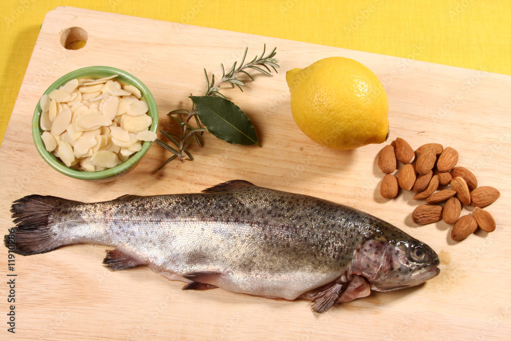 truite aux amandes