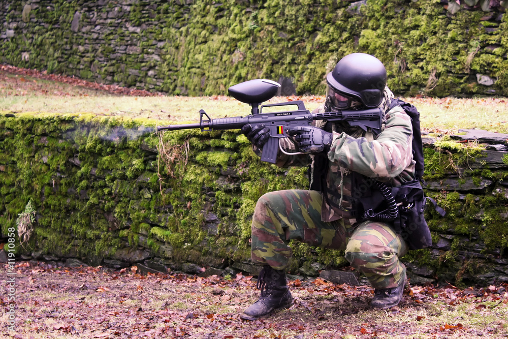 Fototapeta premium Paint-ball