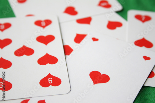 Spielkarte HerzLiebe