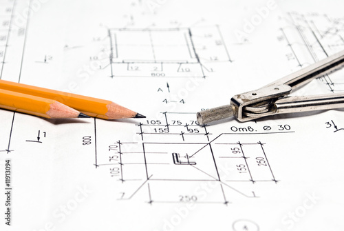 architectural plan and tools