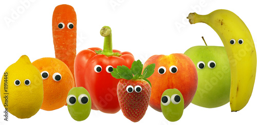 Friendly Fruit and Vegetables