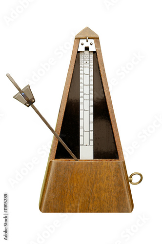 Détourage métronome mécanique