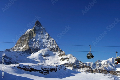 Matterhorn in swiss alps