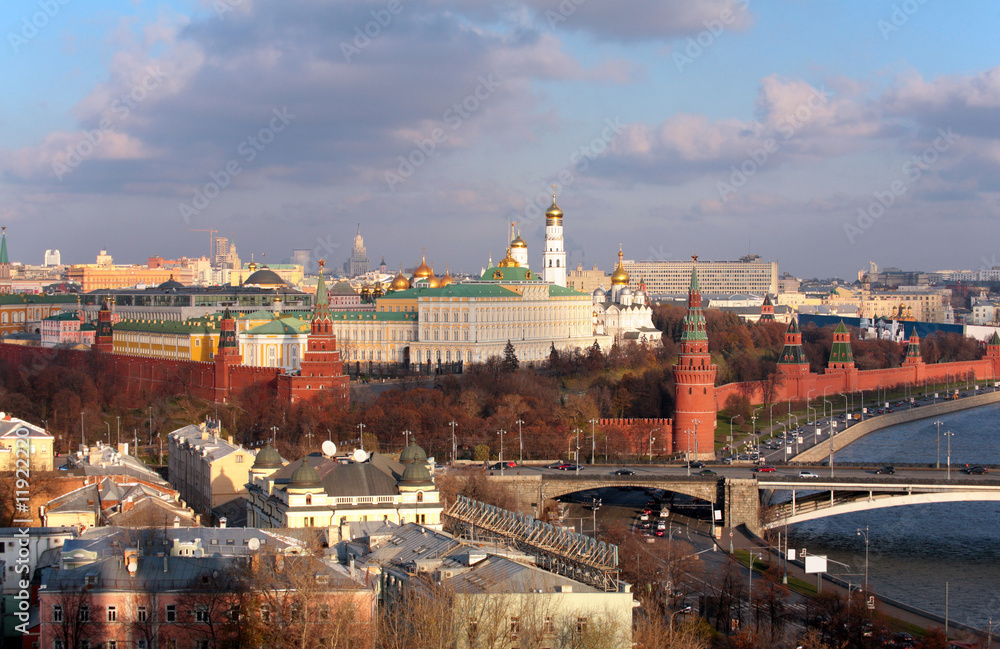 View on Moscow and Kremlin
