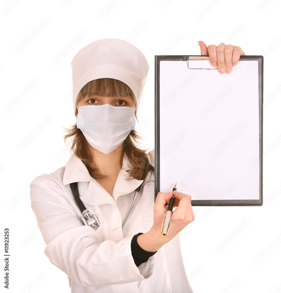 Portrait of doctor with stethoscope. Portrait of doctor with stethoscope.