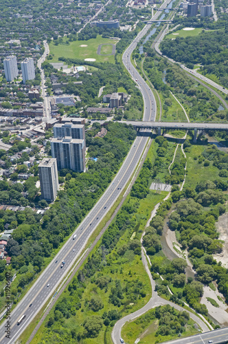 Above Toronto - Don Valley Parkway