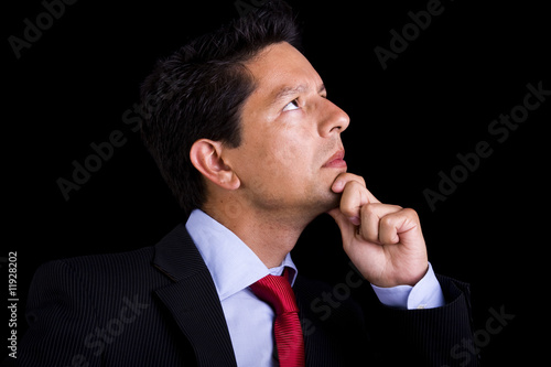 businessman thinking