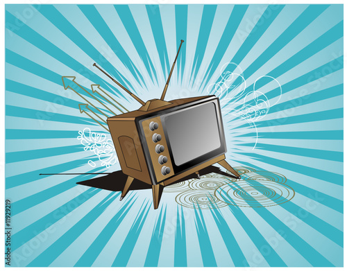 television en vector
