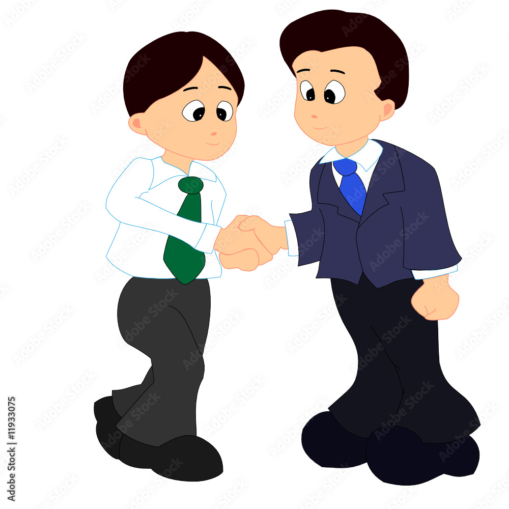 Two man giving their hand for a handshake Two man giving their hand for a handshake