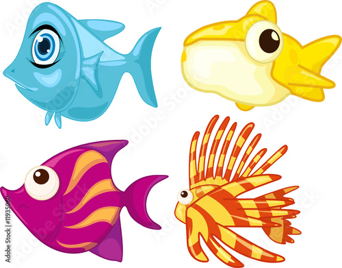 cartoon fish