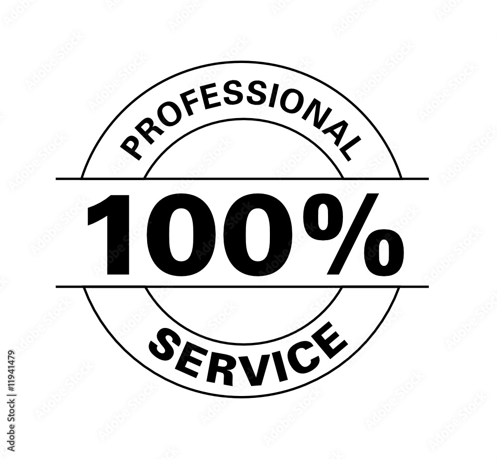 Fototapeta premium 100% Service