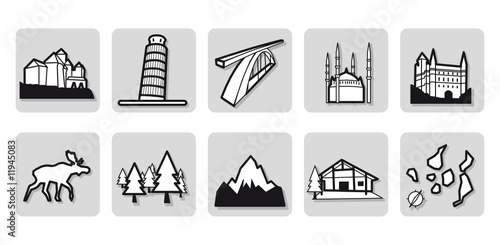 Iconset Orte