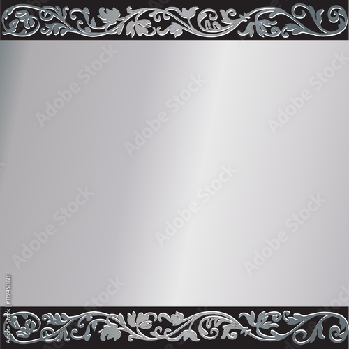 Silver abstract background (vector)