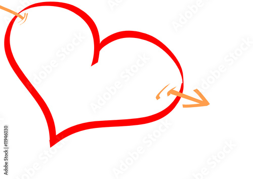 cuore trafitto