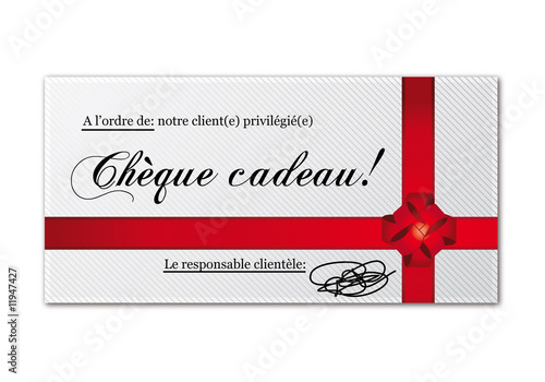 Chèque cadeau fidélité photo