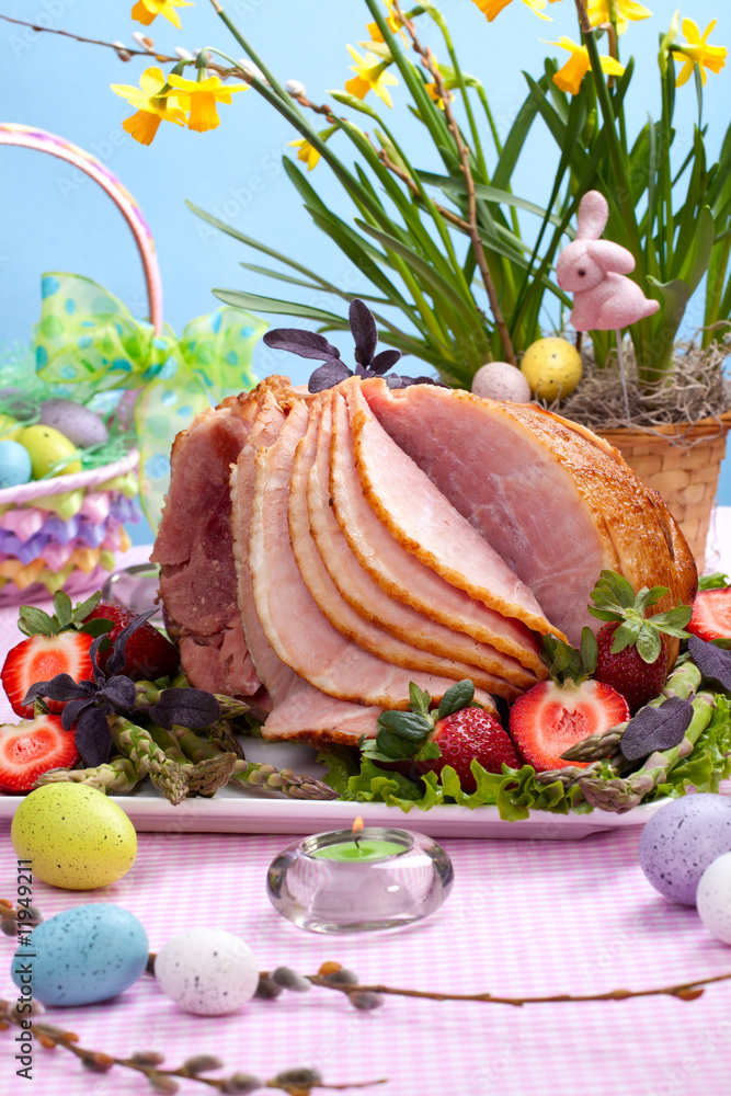Fototapeta premium Easter ham