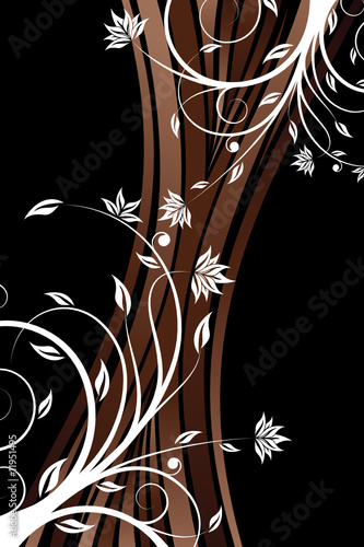 Floral design vector