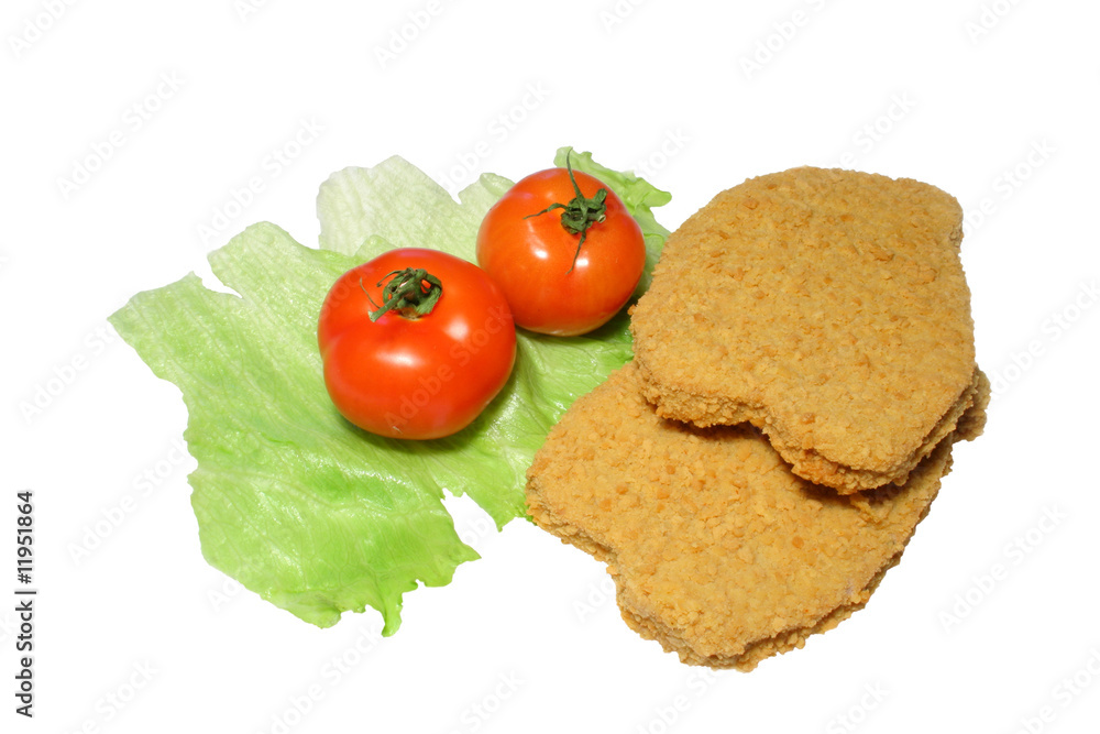 cotoletta con verdure cotoletta con verdure