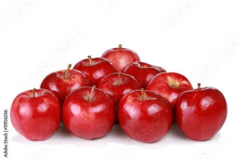 Ten gala apples