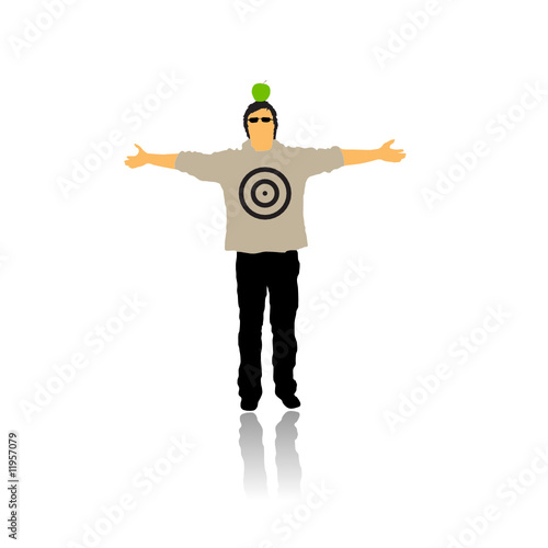 man-target