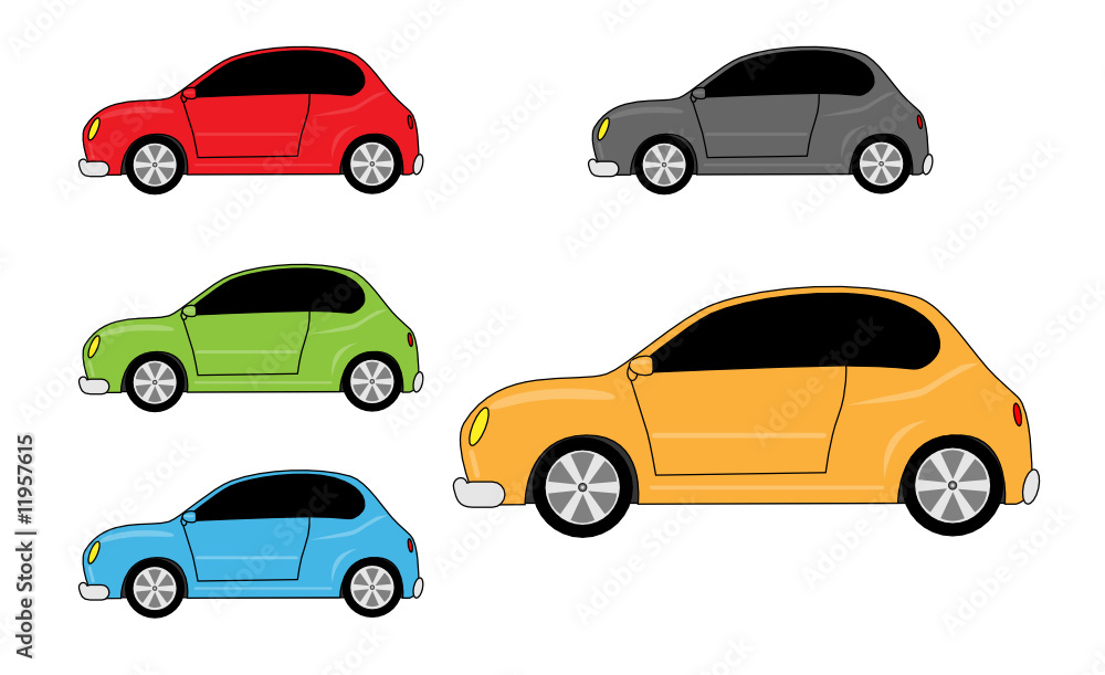 Car icons set