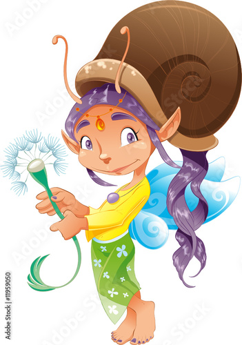 Snail Fairy, baby creature