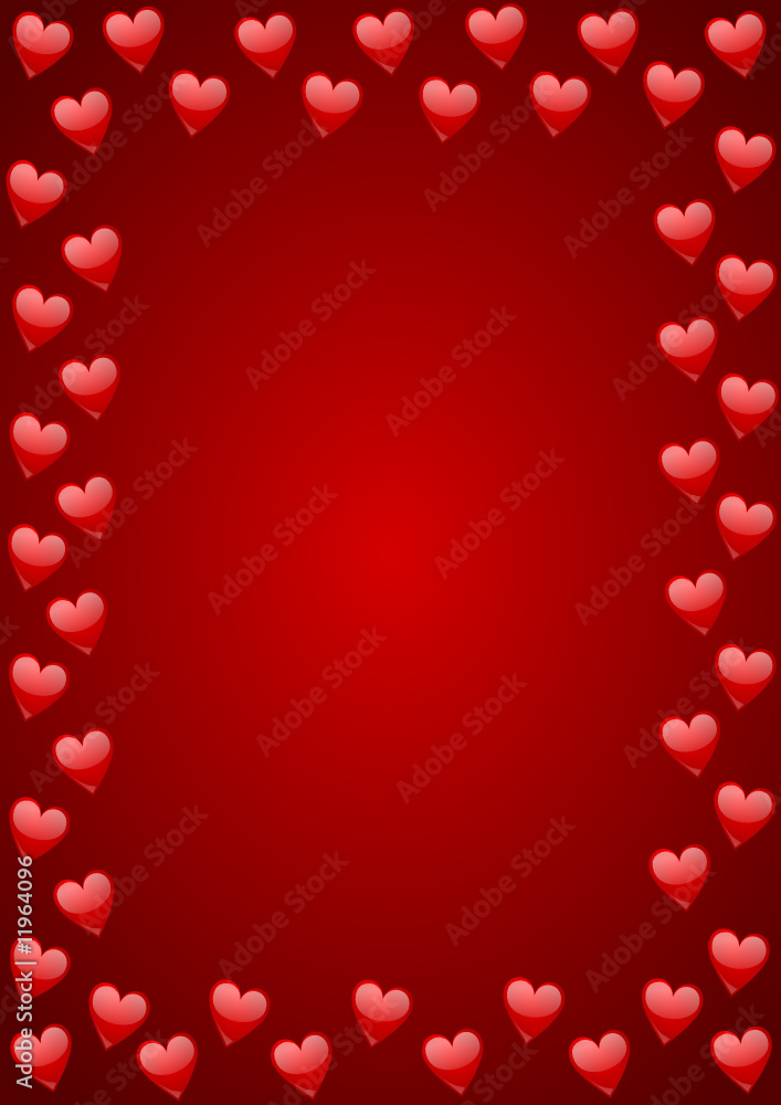 valentines background with red heart