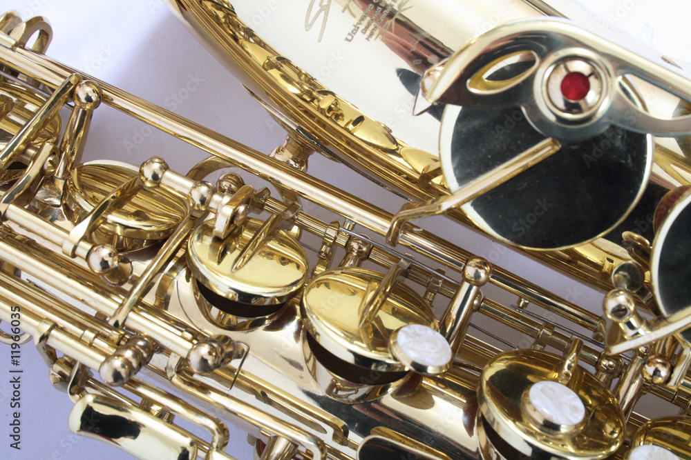 Naklejka premium saxophone