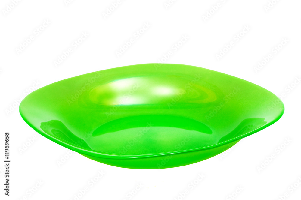 Beautiful green plate Beautiful green plate