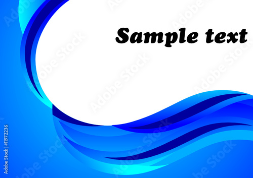 abstract wave background; clip-art