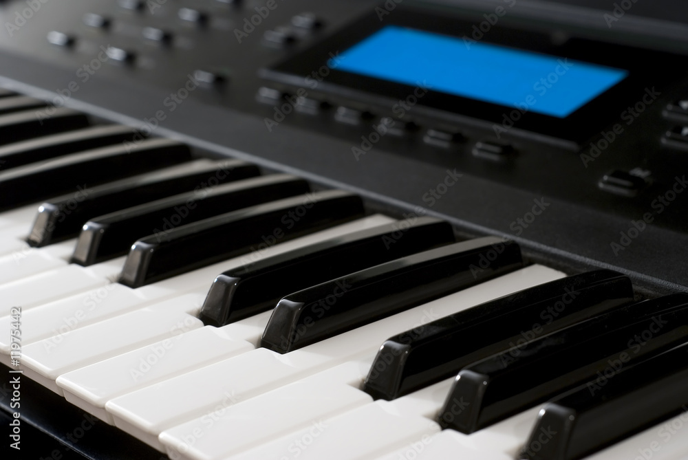 Modern Synthesizer - Piano Keyboard Modern Synthesizer - Piano Keyboard