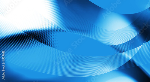 Abstrakte Grafik aus Wellen und Linien