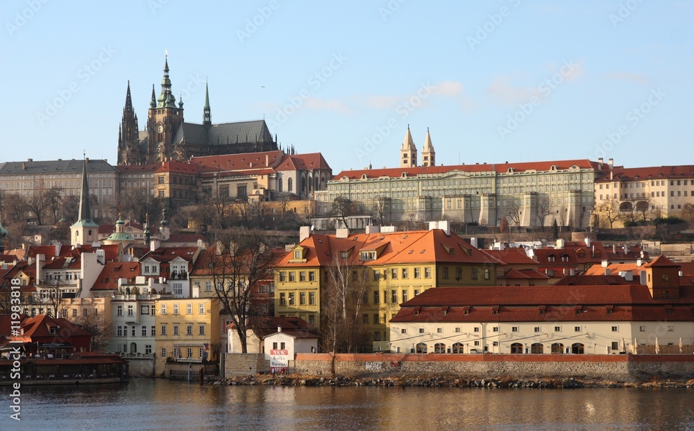 Obraz premium view of old town in Prague, in autumns day