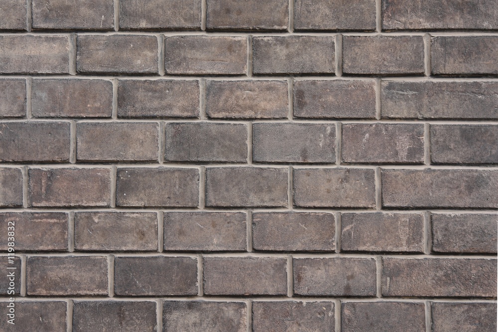 Grey dirty brick wall- background