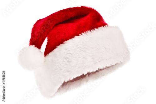 Santa hat isolated on white