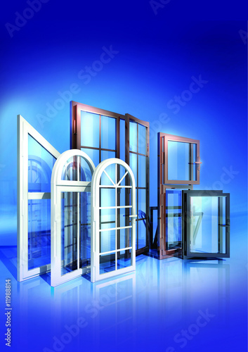 many window