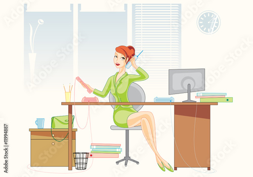 office woman