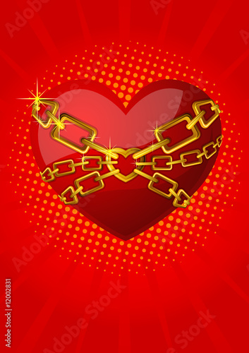 heart and chain