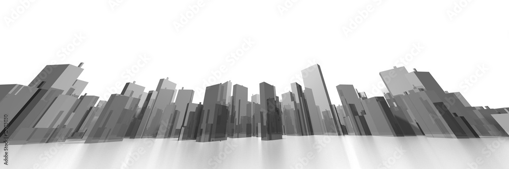 Fototapeta premium extreme wide skyline