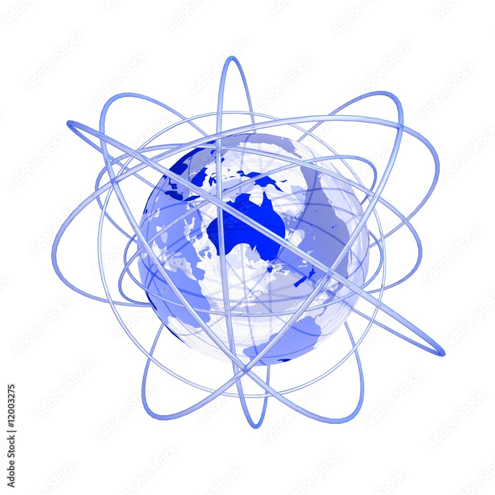 blue future australia globe 3d blue future australia globe 3d
