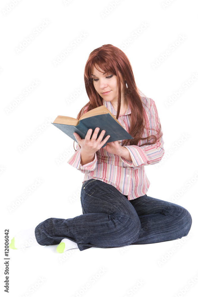 Fototapeta premium reading book