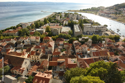 Blick auf Omis, Dalmatien photo