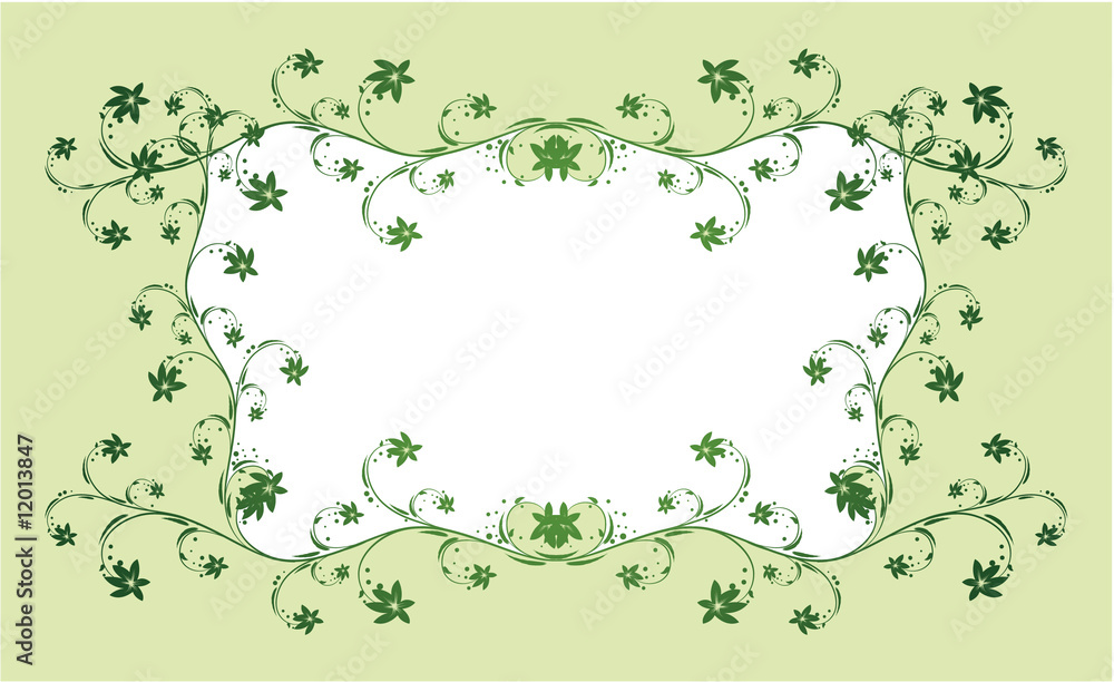 abstract illustration of a background with floral abstract illustration of a background with floral