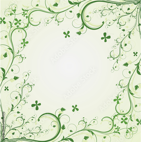 abstract illustration of a background with floral