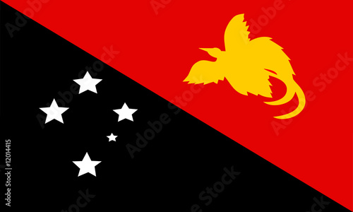 papua-neuguinea fahne papua new guinea flag