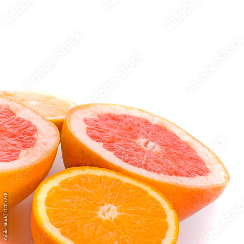 lemon  orange and grapefruit