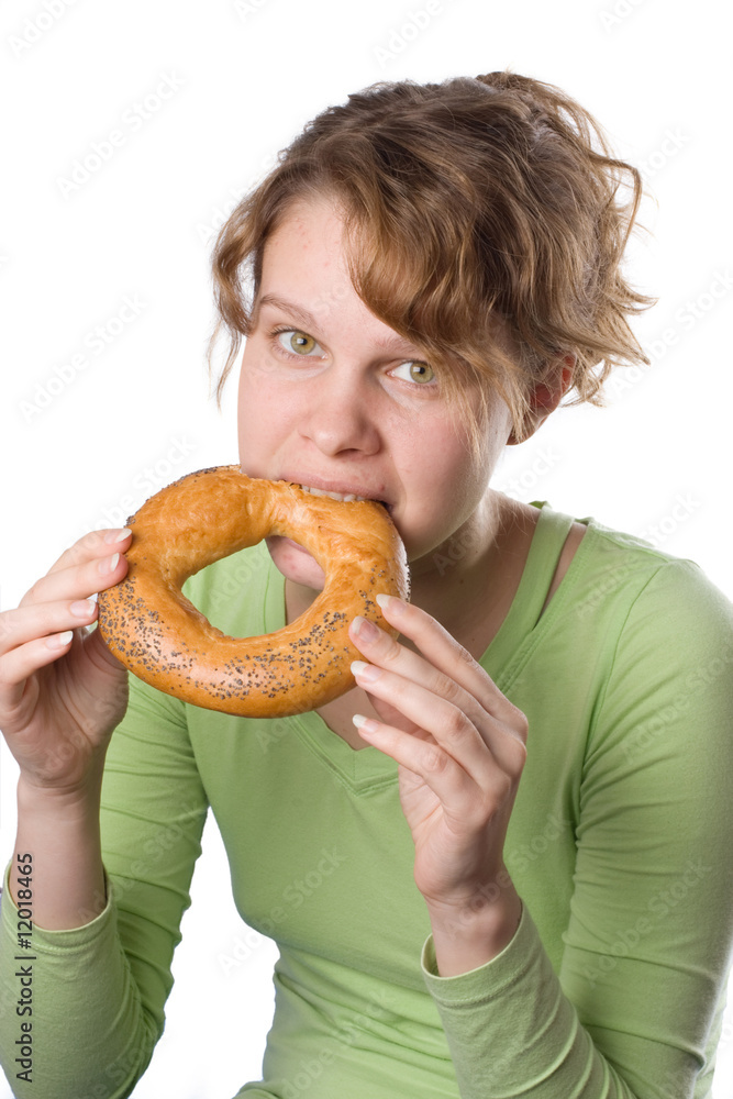 girl with bun girl with bun