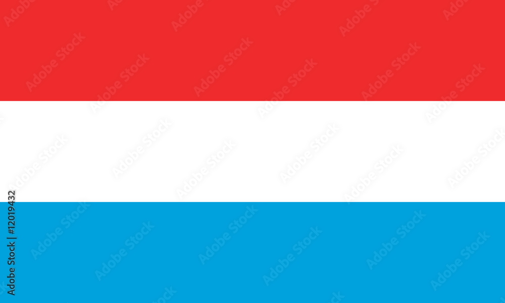 Flagge Luxemburg Stock Illustration Adobe Stock