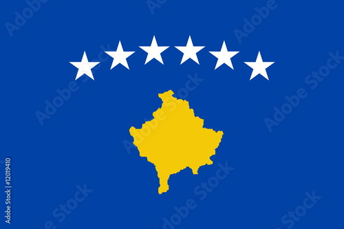 Foto Flagge Kosovo